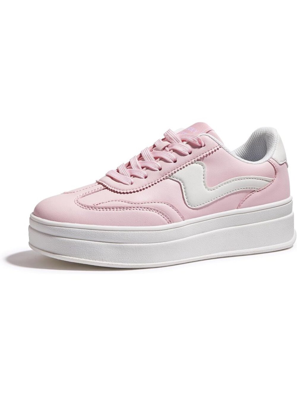 🆕Women's Pink Platform Fashion Sneakers Thick Sole Casual Walking Shoes